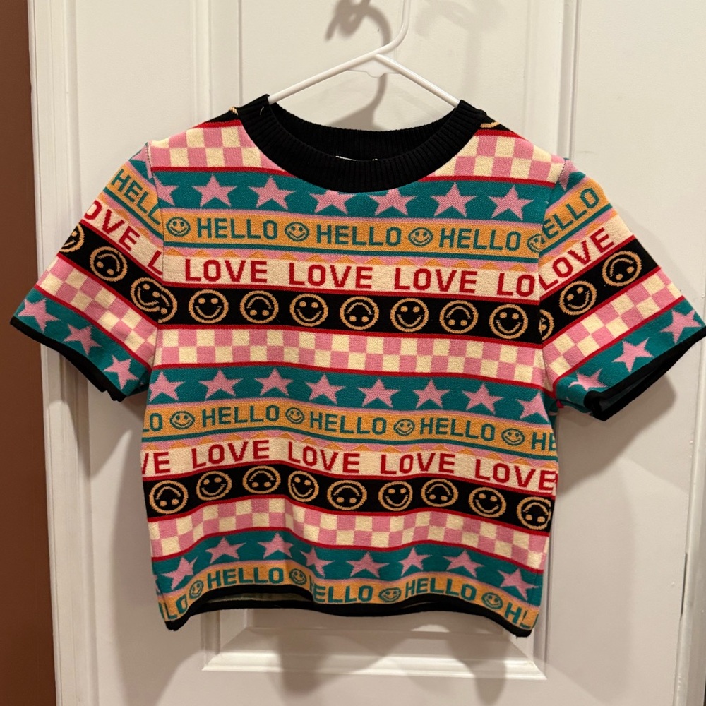 Hello Love Cropped Sweater